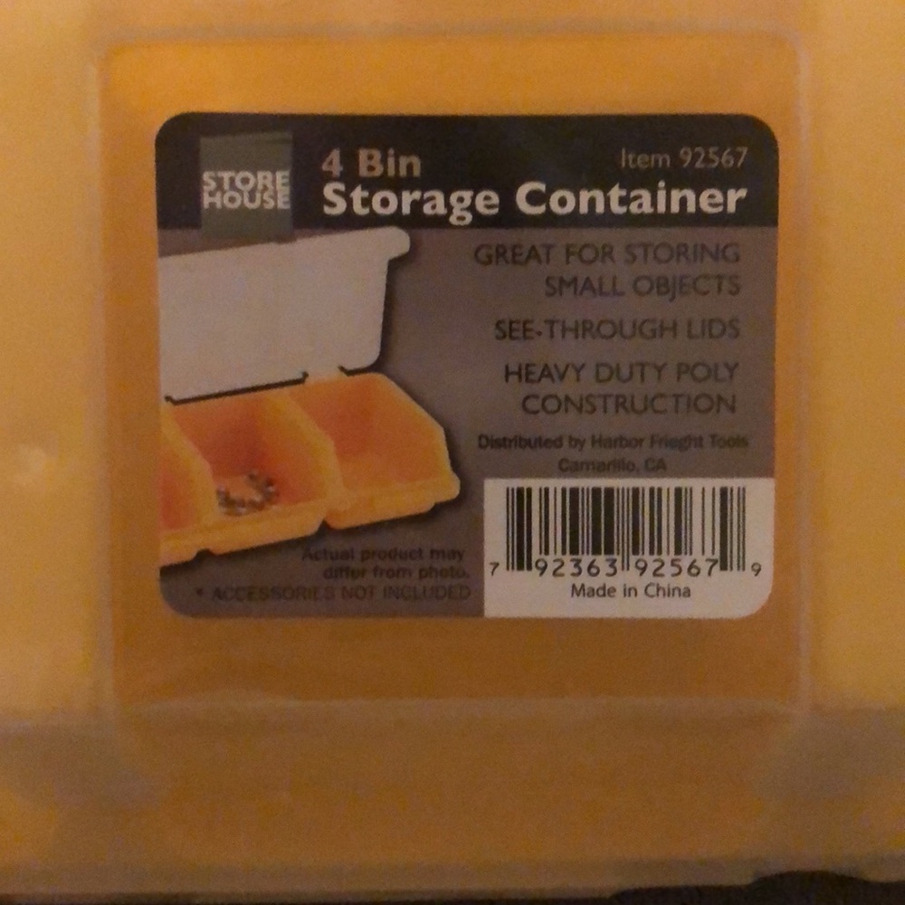 4-Bin Storage Container - Picture 2 of 5